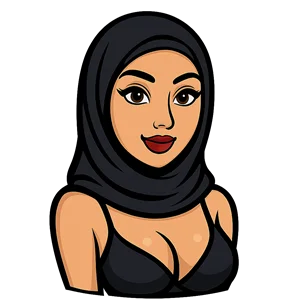 Graphic / illustration of a arabic person