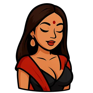 Graphic vector of a Indian person