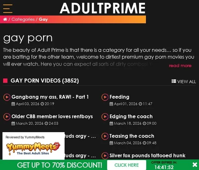 Adult Prime Gay Porn Sites Review Screenshot Adult Prime Gay Porn Sites Review Screenshot