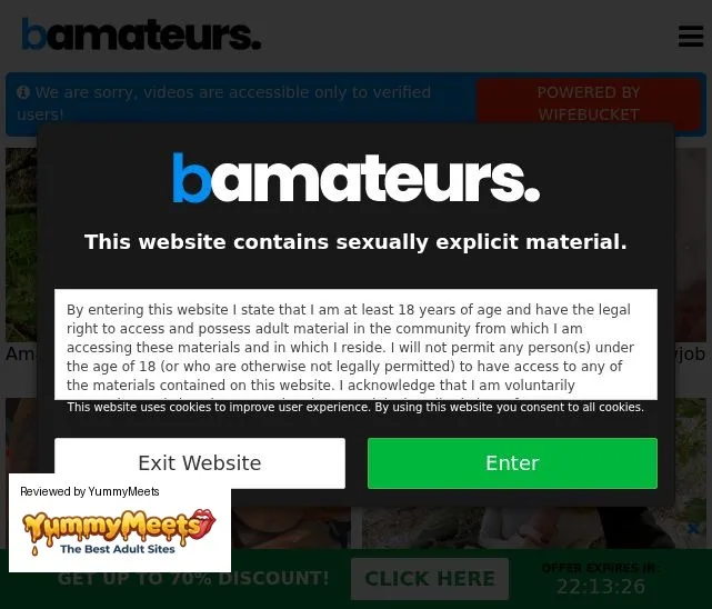 Bamateurs Porn Sites Review Screenshot Bamateurs Porn Sites Review Screenshot