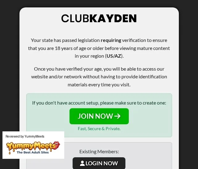 Club Kayden Porn Sites Review Screenshot Club Kayden Porn Sites Review Screenshot