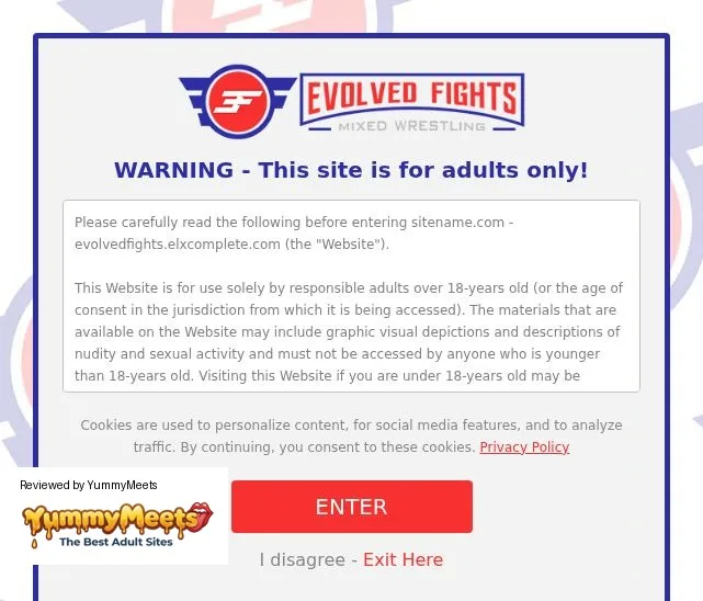 Evolved Fights Porn Sites Review Screenshot Evolved Fights Porn Sites Review Screenshot