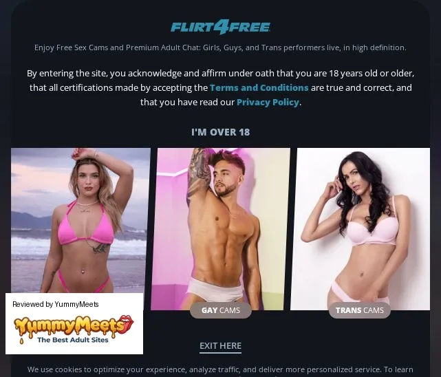 Flirt4Free Cams Live Sex Cams Review Screenshot