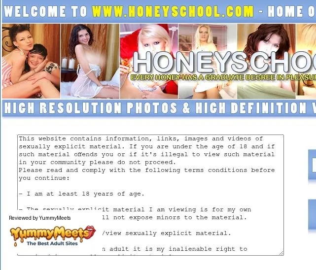 Honey School Porn Sites Review Screenshot Honey School Porn Sites Review Screenshot