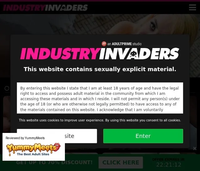 Industry Invaders Porn Sites Review Screenshot Industry Invaders Porn Sites Review Screenshot
