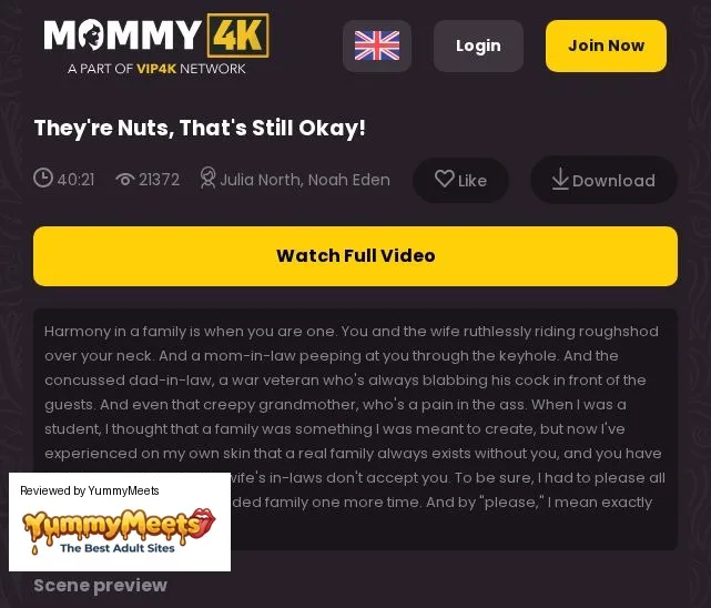 Mommy4K Porn Sites Review Screenshot Mommy4K Porn Sites Review Screenshot
