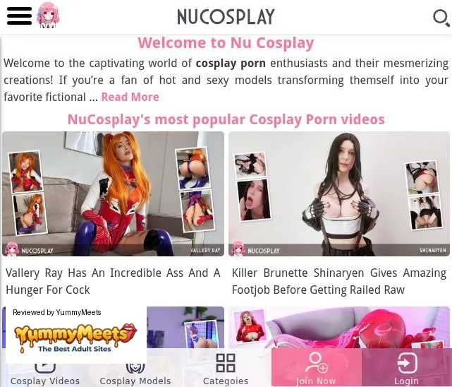 Nucosplay Porn Sites Review Screenshot Nucosplay Porn Sites Review Screenshot