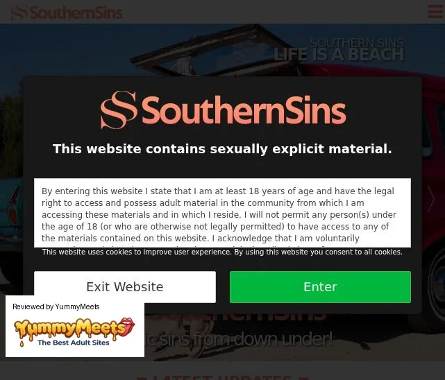 Southernsins Porn Sites Review Screenshot Southernsins Porn Sites Review Screenshot