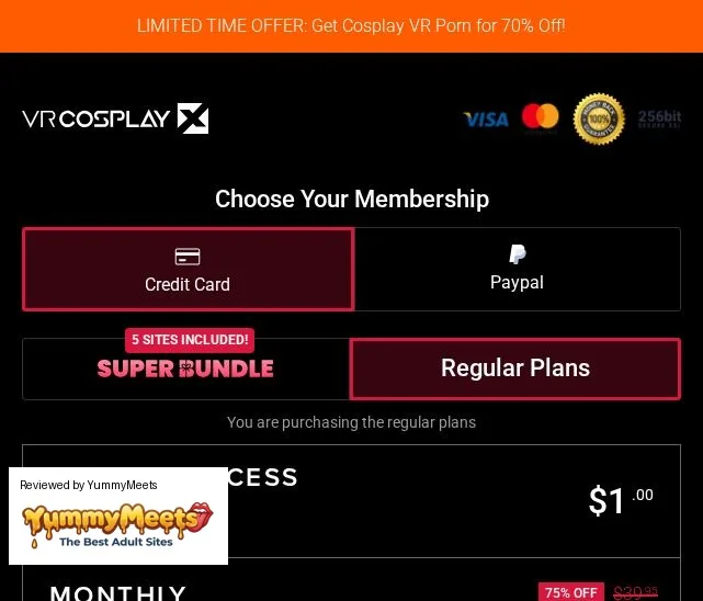 Vrcosplayx Porn Sites Review Screenshot