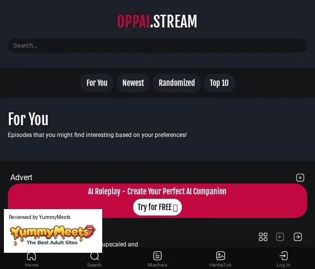 Oppaistream Porn Sites Review Screenshot Oppaistream Porn Sites Review Screenshot