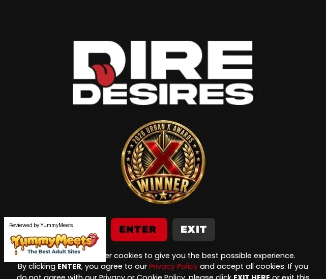 Dire Desires Porn Sites Review Screenshot Dire Desires Porn Sites Review Screenshot