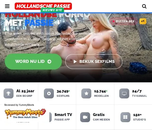 Hollandsche Passie Porn Sites Review Screenshot