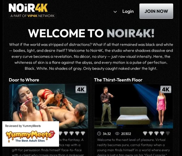 Noir4K Porn Sites Review Screenshot