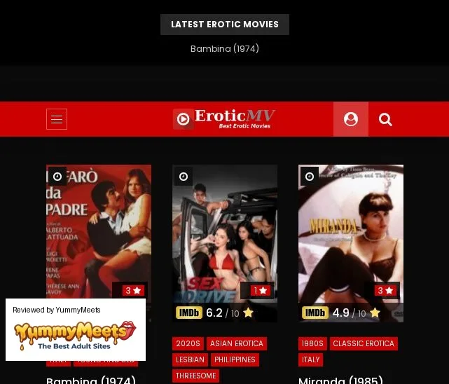 Eroticmv Porn Sites Review Screenshot Eroticmv Porn Sites Review Screenshot