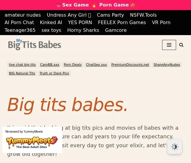 Mybigtitbabes Porn Sites Review Screenshot Mybigtitbabes Porn Sites Review Screenshot