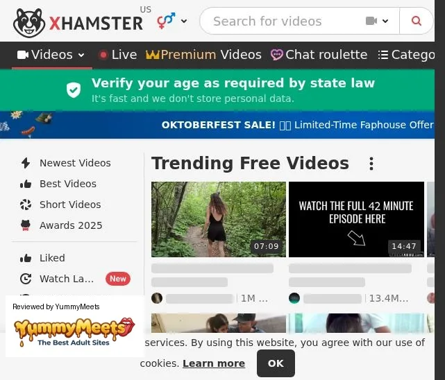Xhamster Porn Sites Review Screenshot Xhamster Porn Sites Review Screenshot
